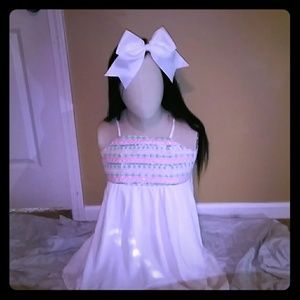 White Colorful Dress from (ROUTE66)